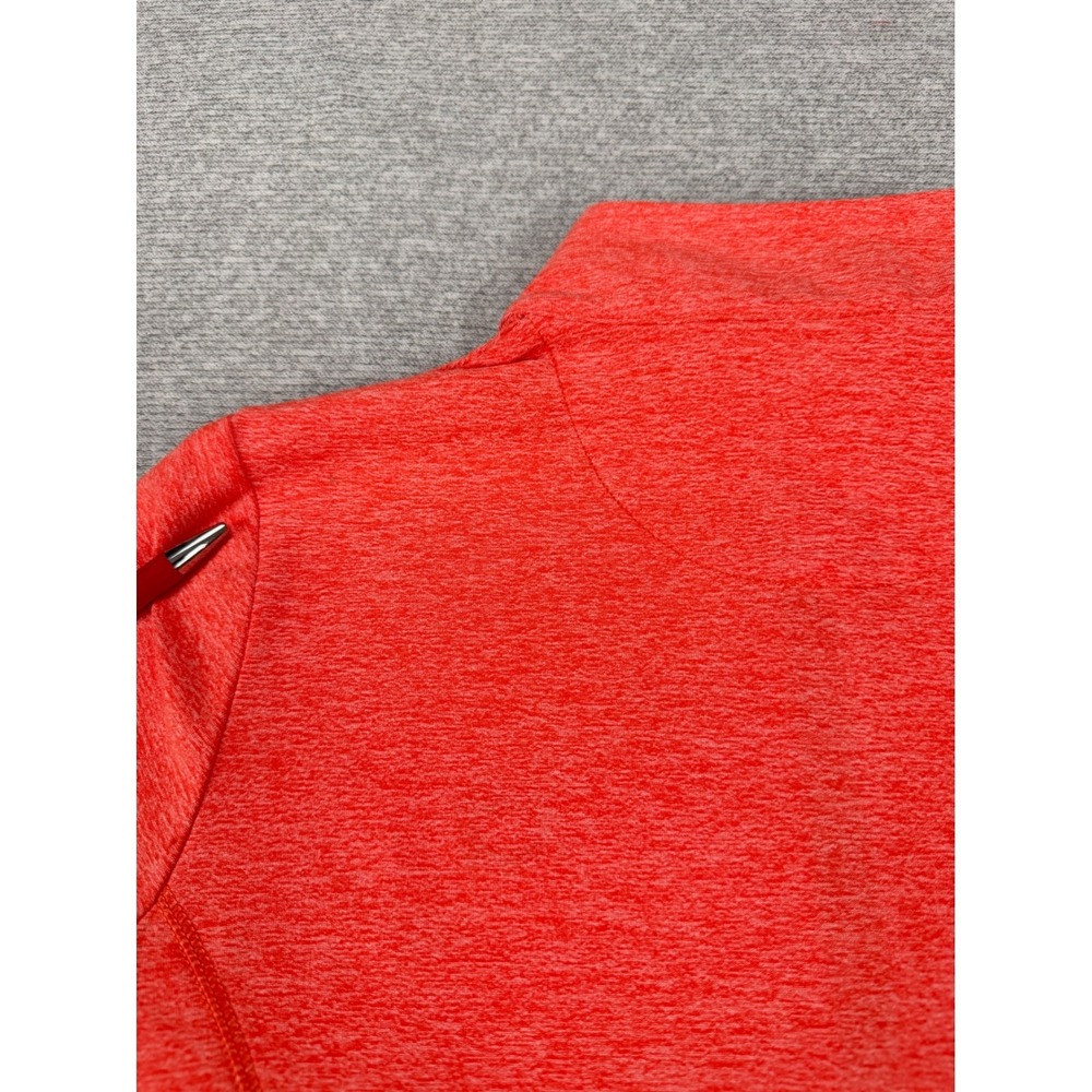 Masters Peter Millar Womens Coral Heather Quarter Zip Golf Pullover M - Picture 3 of 16